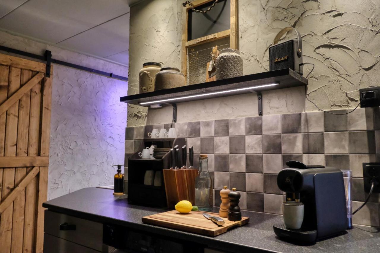 Lodge In Een Bosrijke Omgeving Met Hottub & Sauna Opt Rheezerveen Exteriör bild